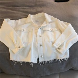 White Denim Jacket